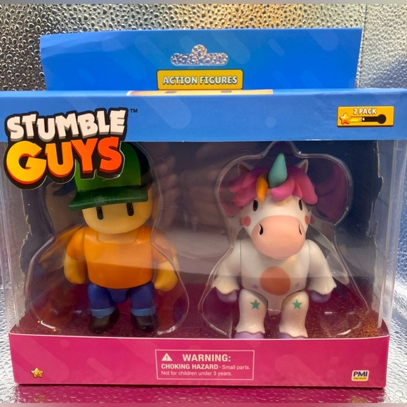 NEW - Stumble Guys Mr. Stumble and Sprinkles 4.5” Action Figures 2 Pack - Picture 1 of 4